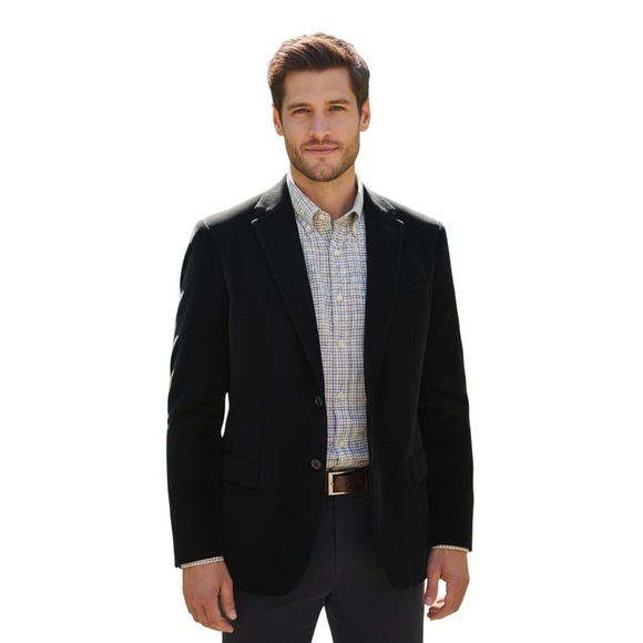 Nautica NWT Black Blazer Jacket Classic Work Casual Size S Retail 150